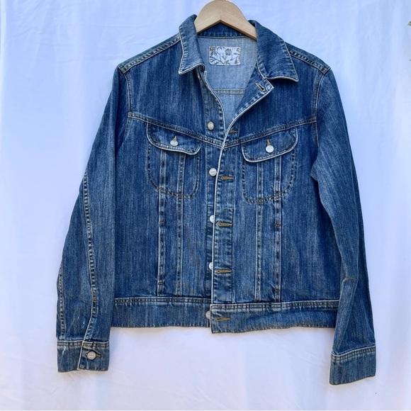 REVOLVE | SIWY DENIM YEAR OF THE CAT DENIM JACKET IN DARK WASH SMALL - Picture 3 of 5